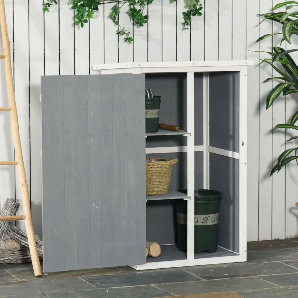 Outsunny Wooden Small Shed