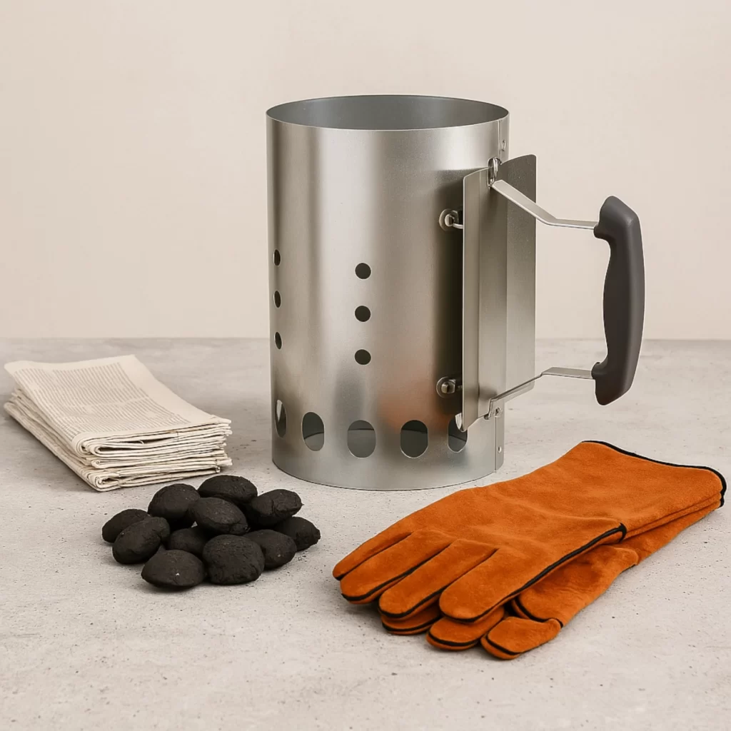 How to Light Charcoal with a Chimney Starter