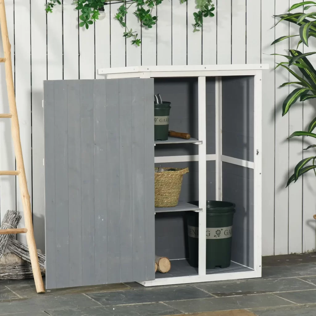 Outsunny Wooden Small Shed