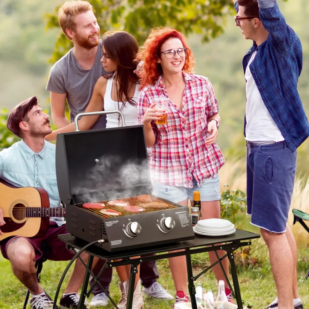 Outsunny 2 Burner Gas BBQ Grill 