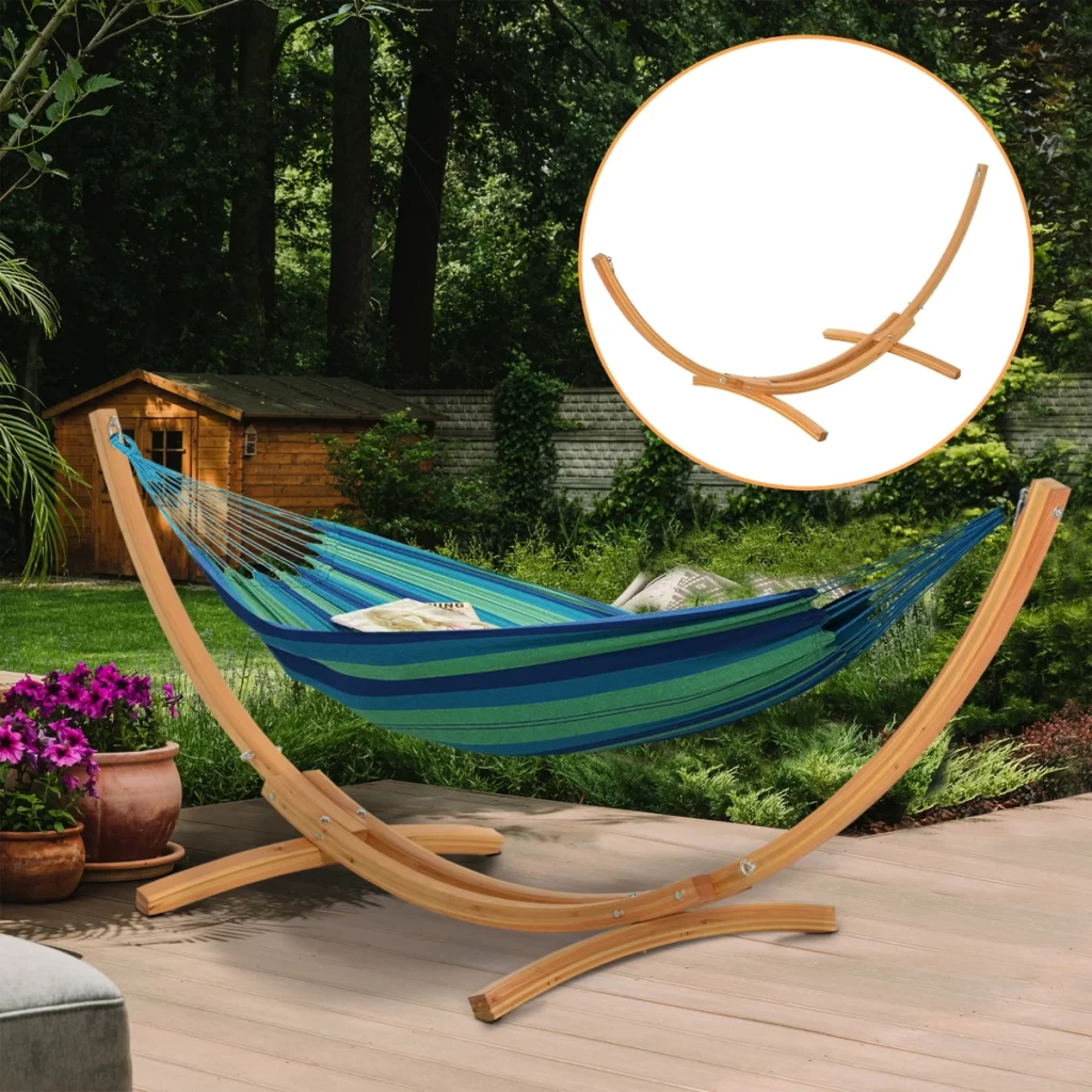 Outsunny 3.25m Wooden Hammock Stand