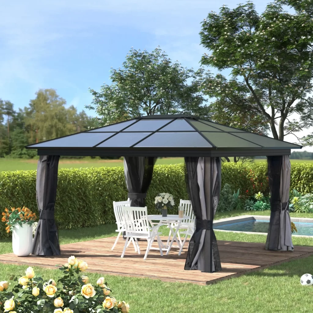 Outsunny 3.6 x 4m Hardtop Gazebo