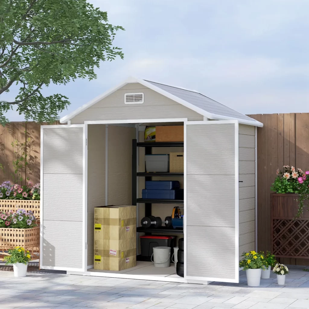 Outsunny 6x5 ft Plastic Shed