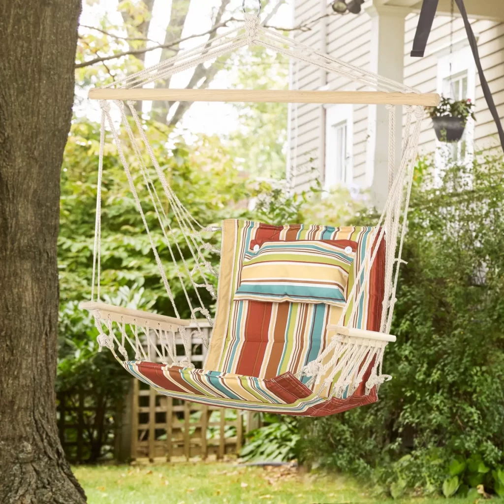Outsunny Garden Outdoor Hanging Hammock Chair