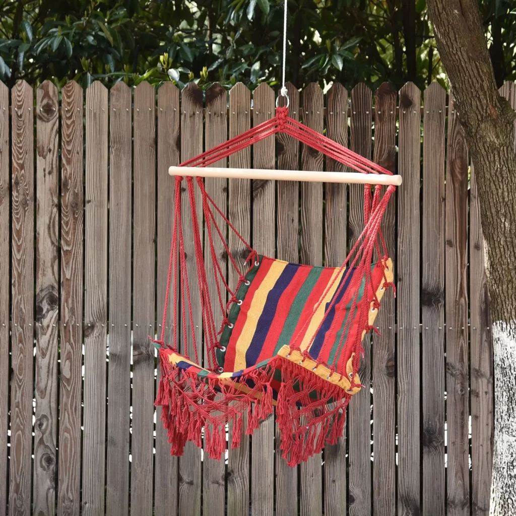 Outsunny Hanging Rope Chair