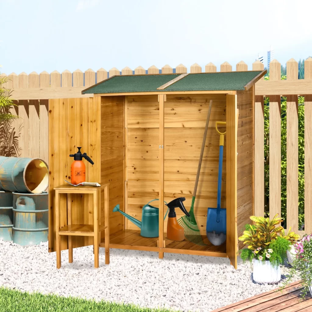 Outsunny Wooden Small Shed