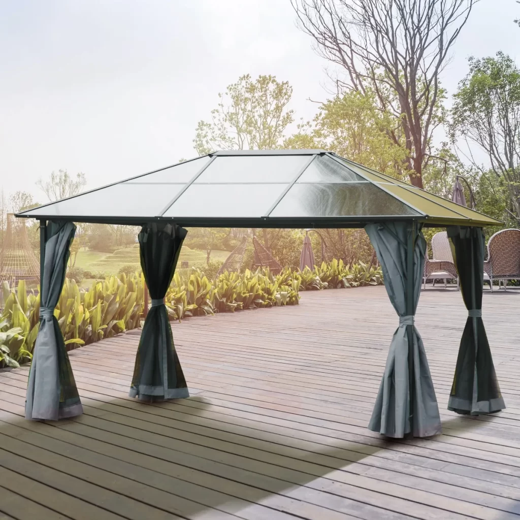 Outsunny 3 x 4m Hardtop Gazebo