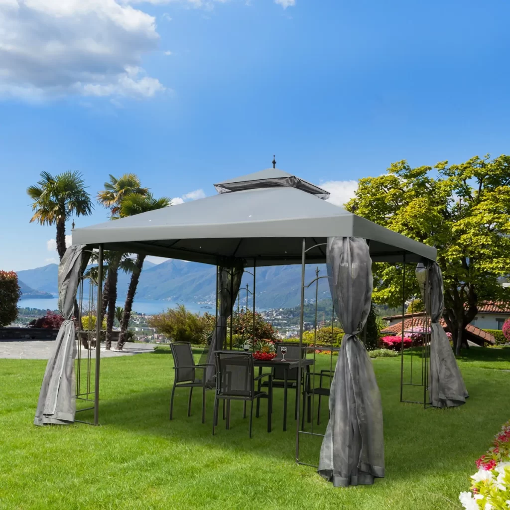 Outsunny 3 x 3m Wedding Party Gazebo 