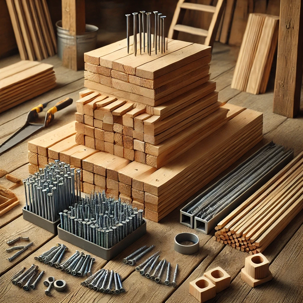 Materials needed to build a wooden gazebo