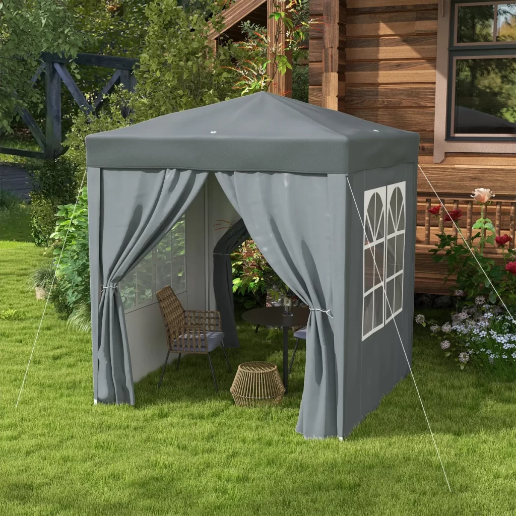 Outsunny Garden Pop Up Gazebo Marquee Party Tent Canopy
