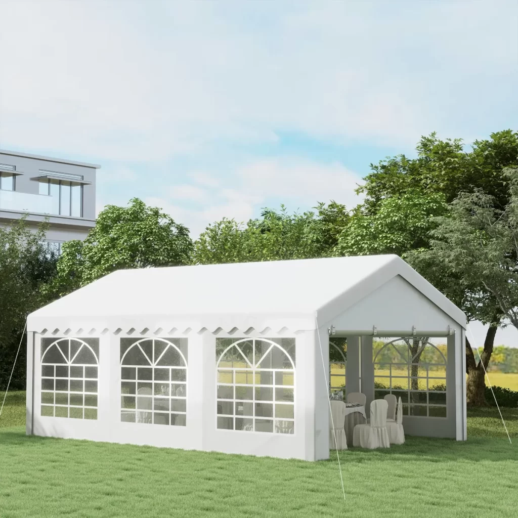 6m x 4m Galvanised Marquee Tent