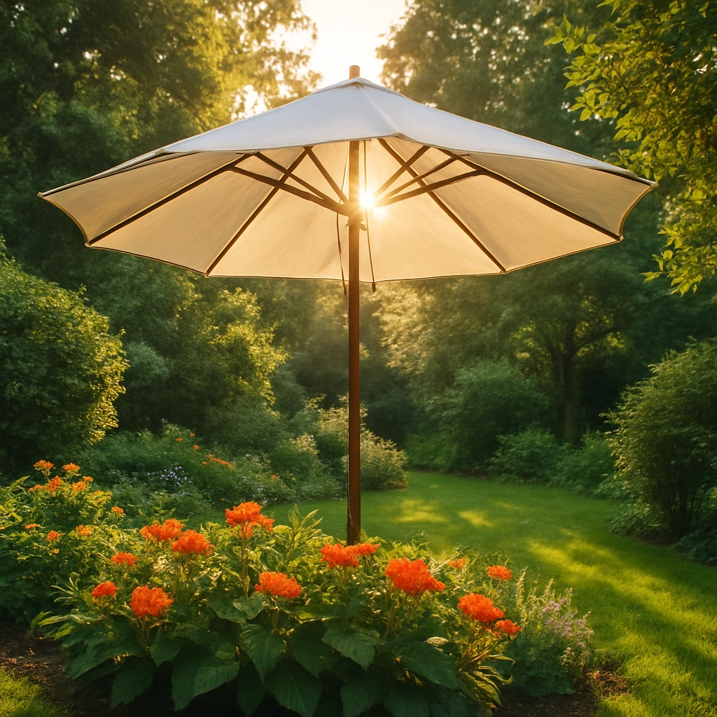 Wooden parasol