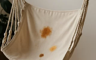 Hammock with stubborn stains