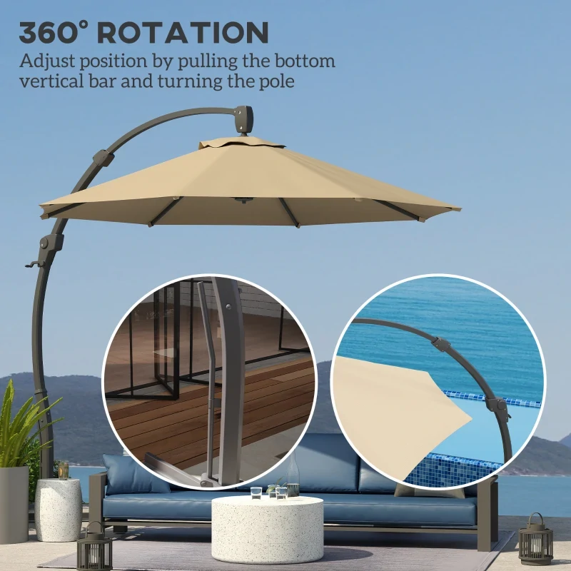 convert patio umbrella to tilt iksya Outdoor Replacement Parts FEATURES 3 Tuuci 8' Square Ocean Master