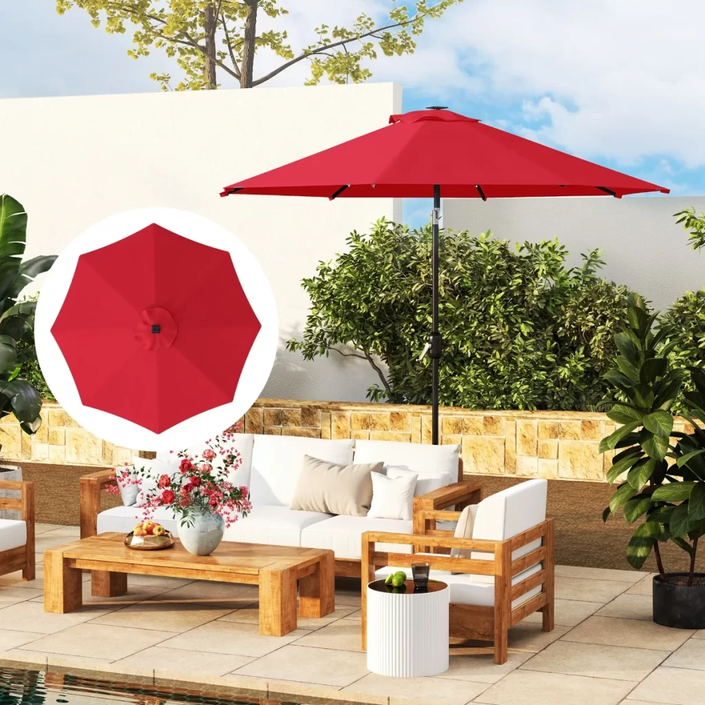 Outsunny 3 m Replacement Parasol Canopy