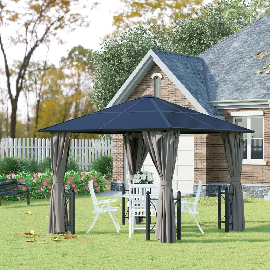 Outsunny 3x3m Hardtop Gazebo
