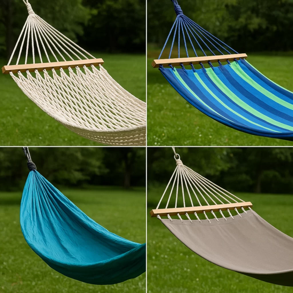 Types of Hammocks and Their Materials