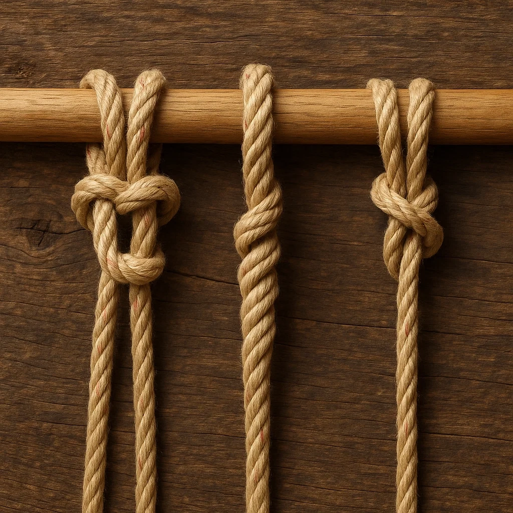 Macrame Knots and Techniques