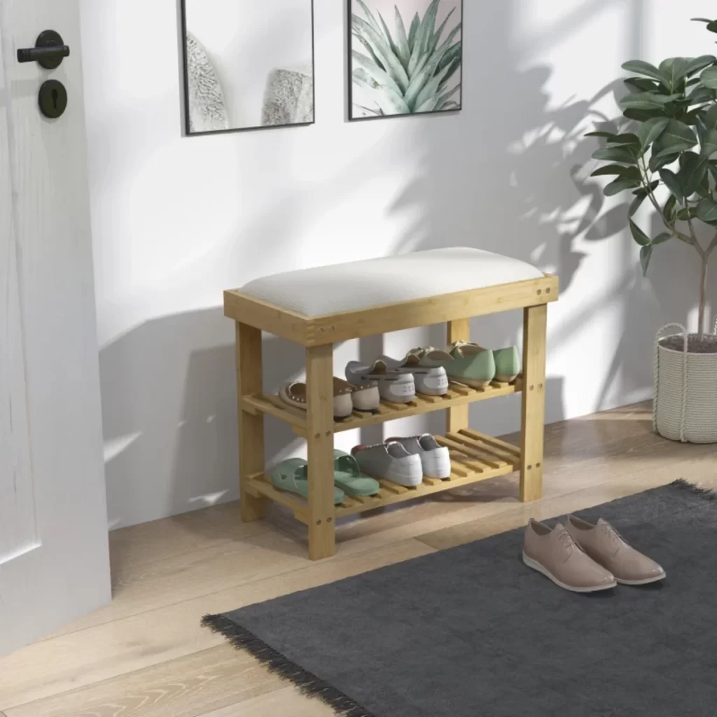 Curated visual reference: Fresh Look at Assembly Instructions For Homcom Bamboo Shoe Storage Bench 2 Tier