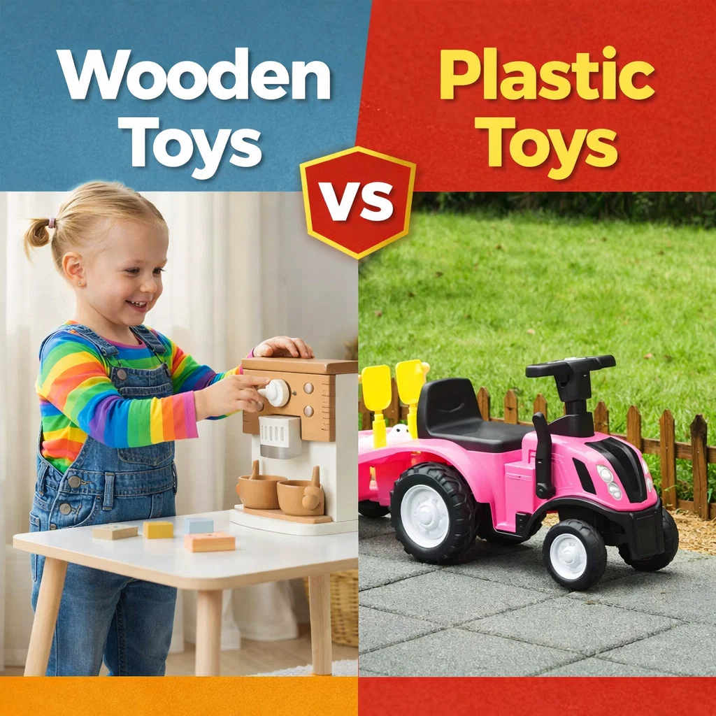 Wooden Toys vs Plastic Toys: Which Is Better for Kids? - Aosom