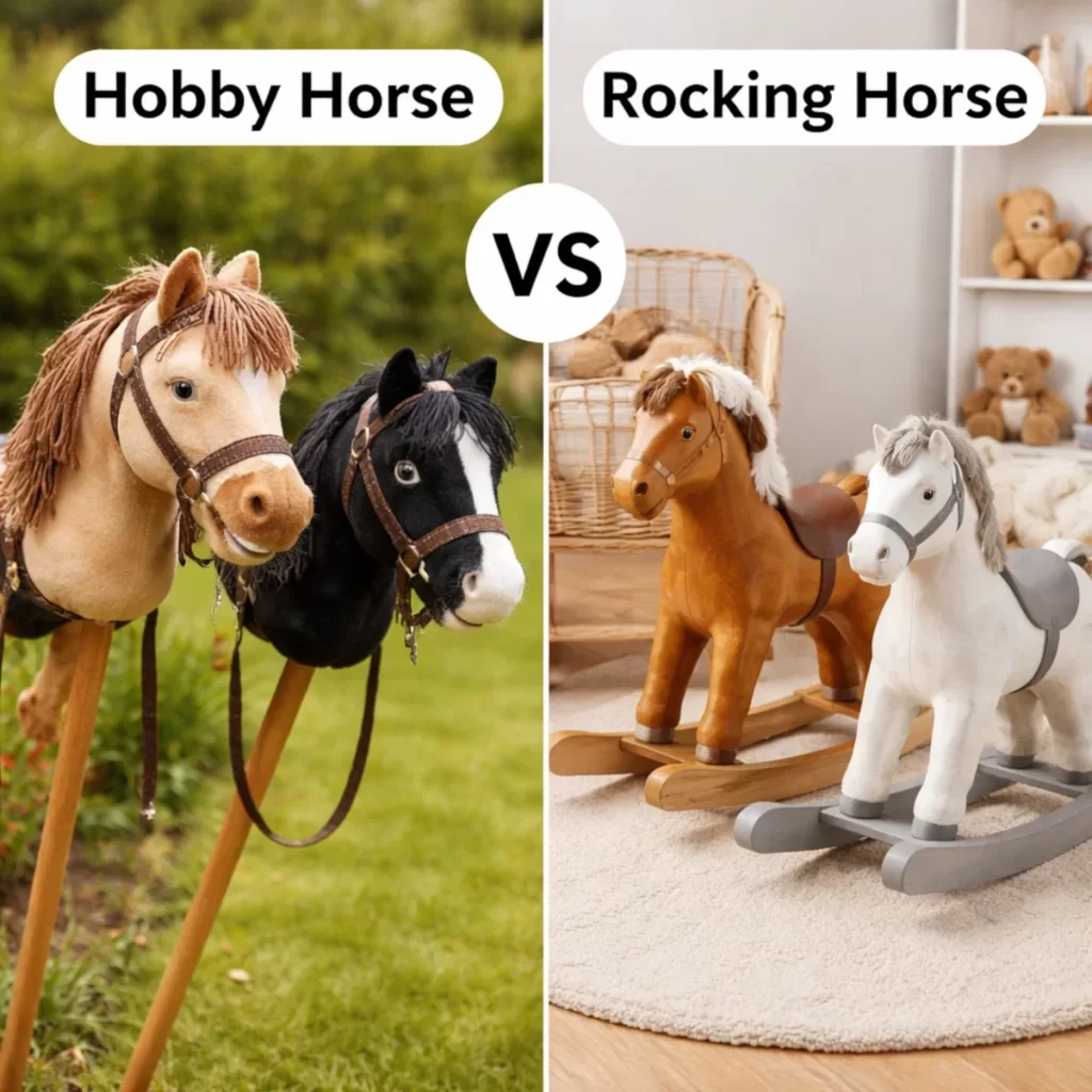 Hobby Horse vs Rocking Horse: Which Is Right for Your Child? - Aosom