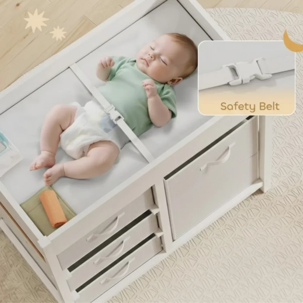 What to Look for in a Changing Table for Your Baby - Aosom