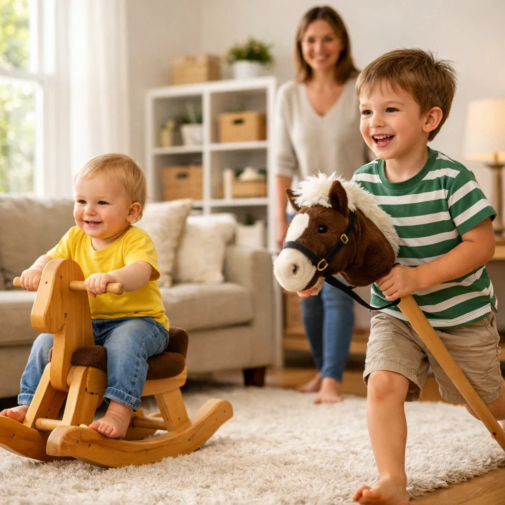 Hobby Horse vs Rocking Horse: Which Is Right for Your Child? - Aosom