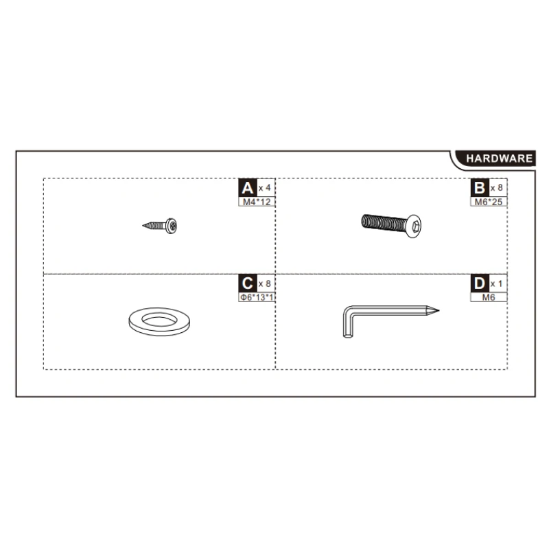 Glass Table Fasteners Tempered Glass Round Table with Parasol Hole Assembly Manual (SKU: 84G ...